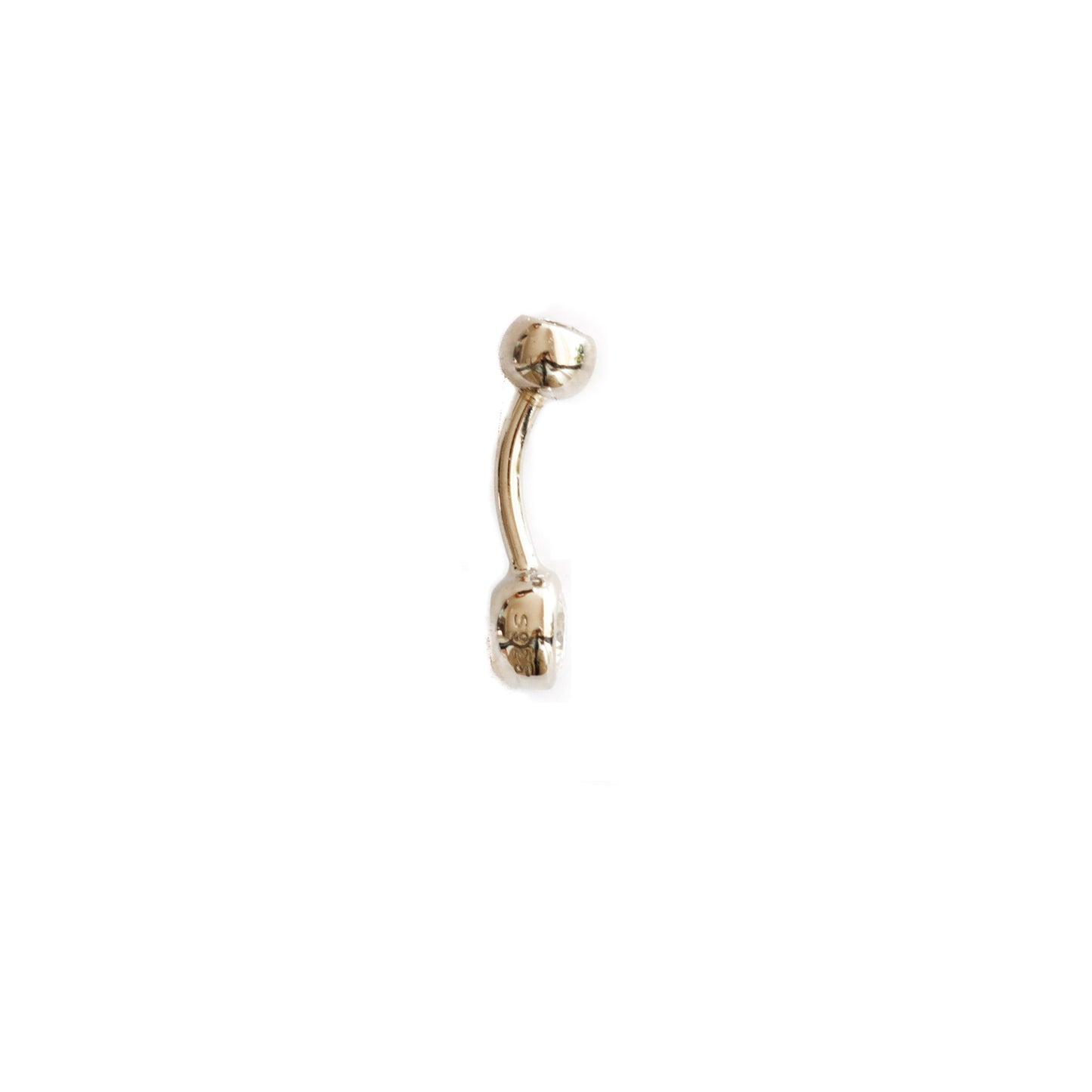 925 belly button piercing
