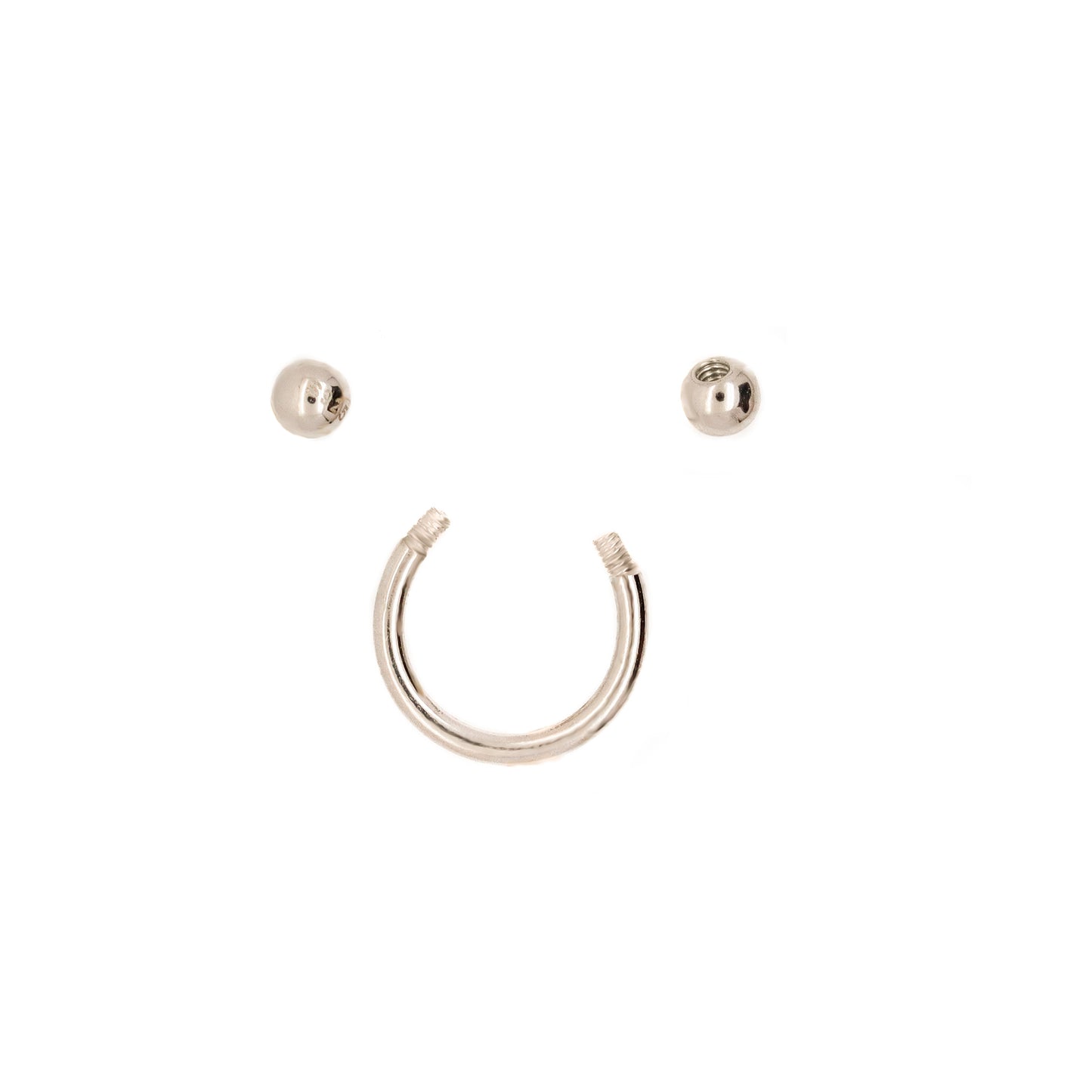 925 silver horseshoe
