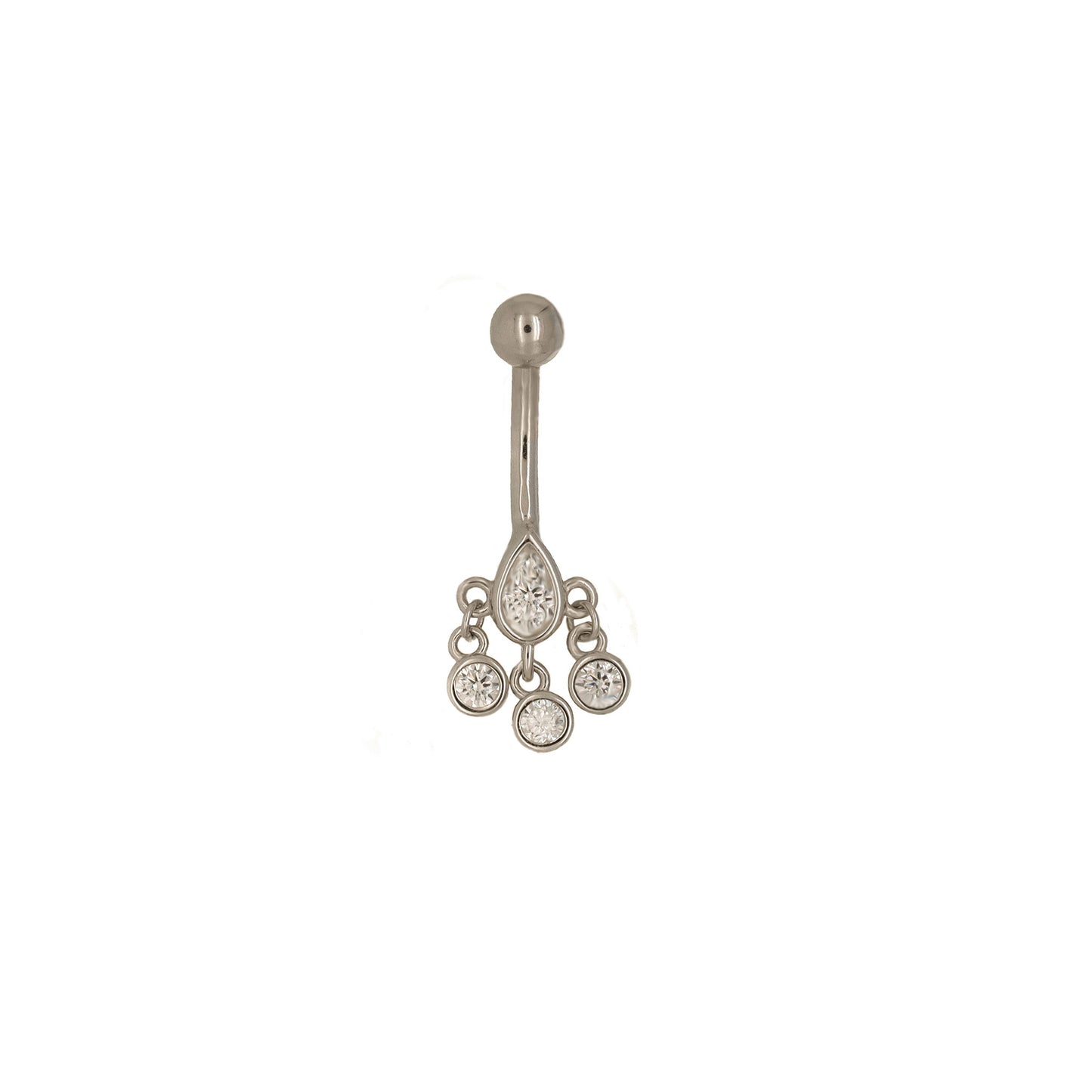 charm belly button ring
