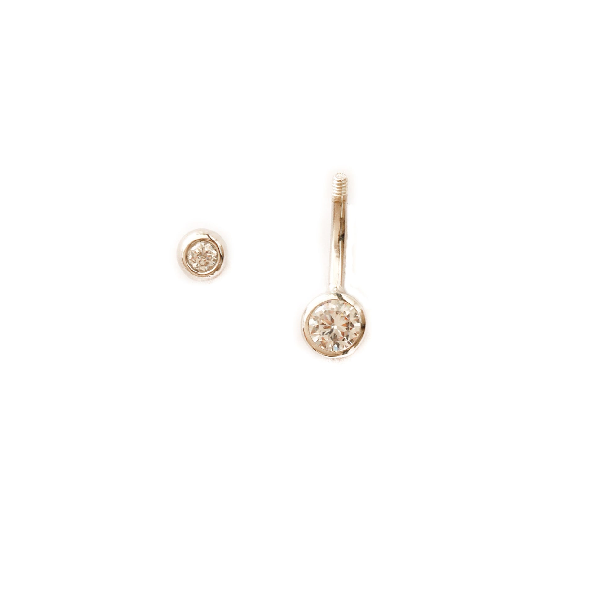 dainty belly button ring