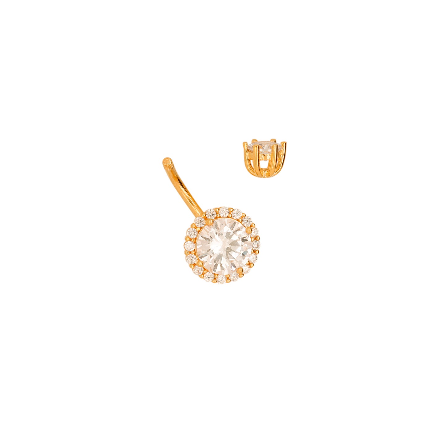 diamond navel jewelry