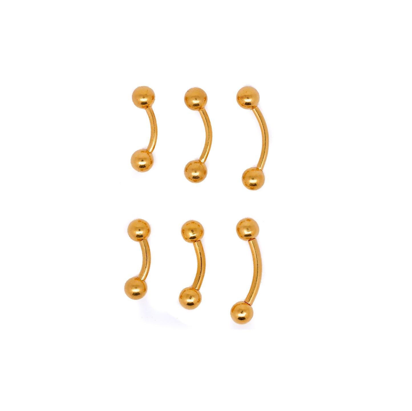 short barbell belly rings