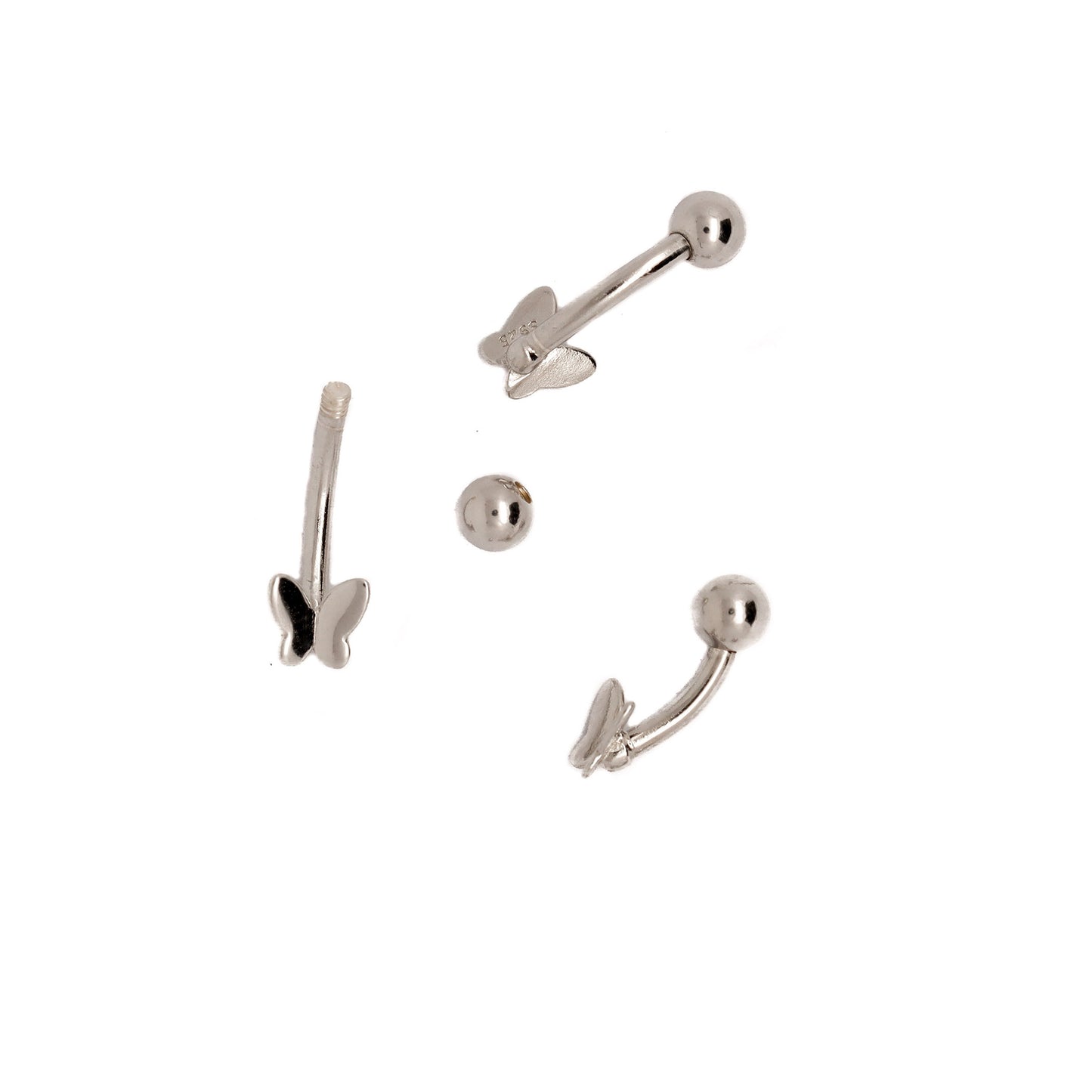 mini butterfly navel jewelry