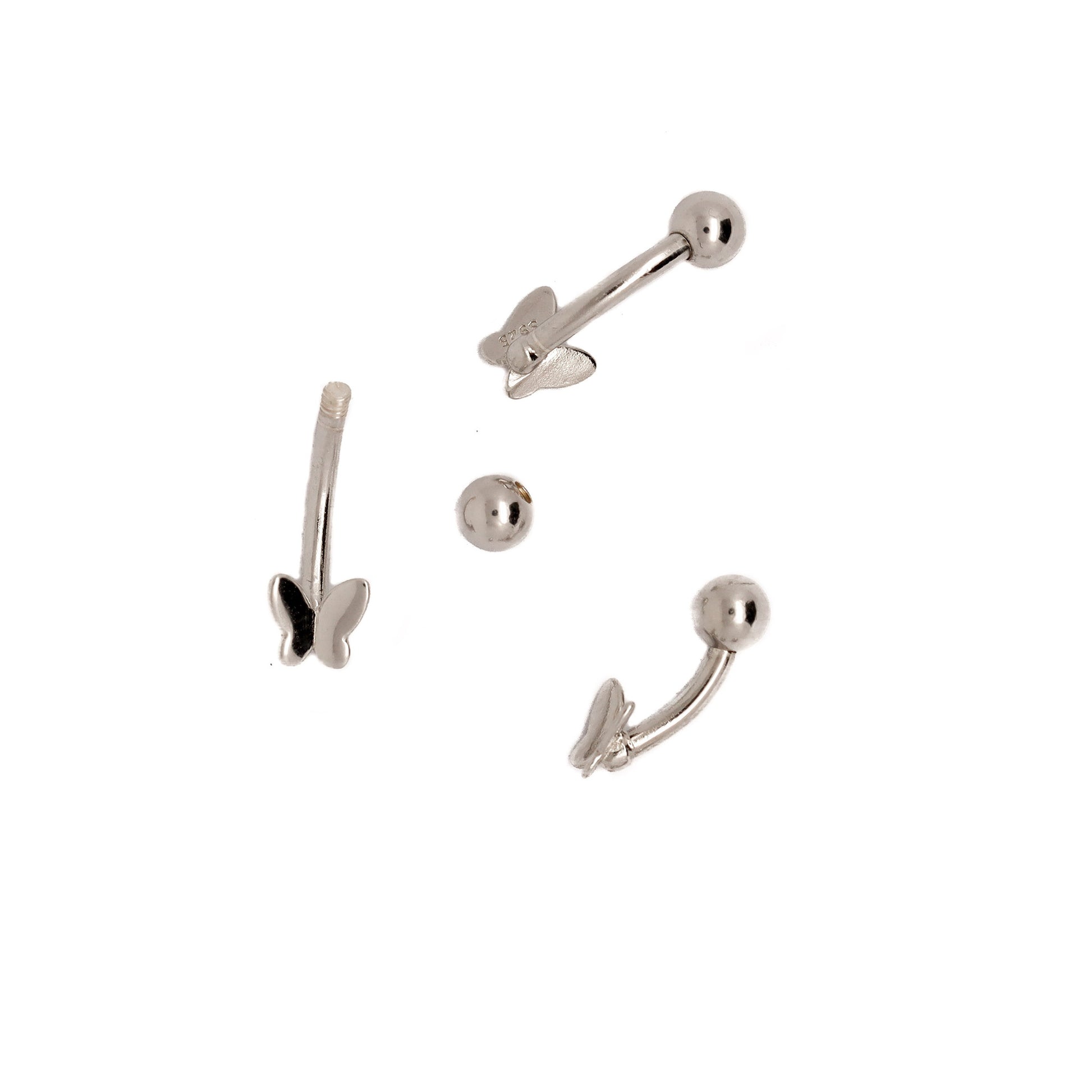 mini butterfly navel jewelry