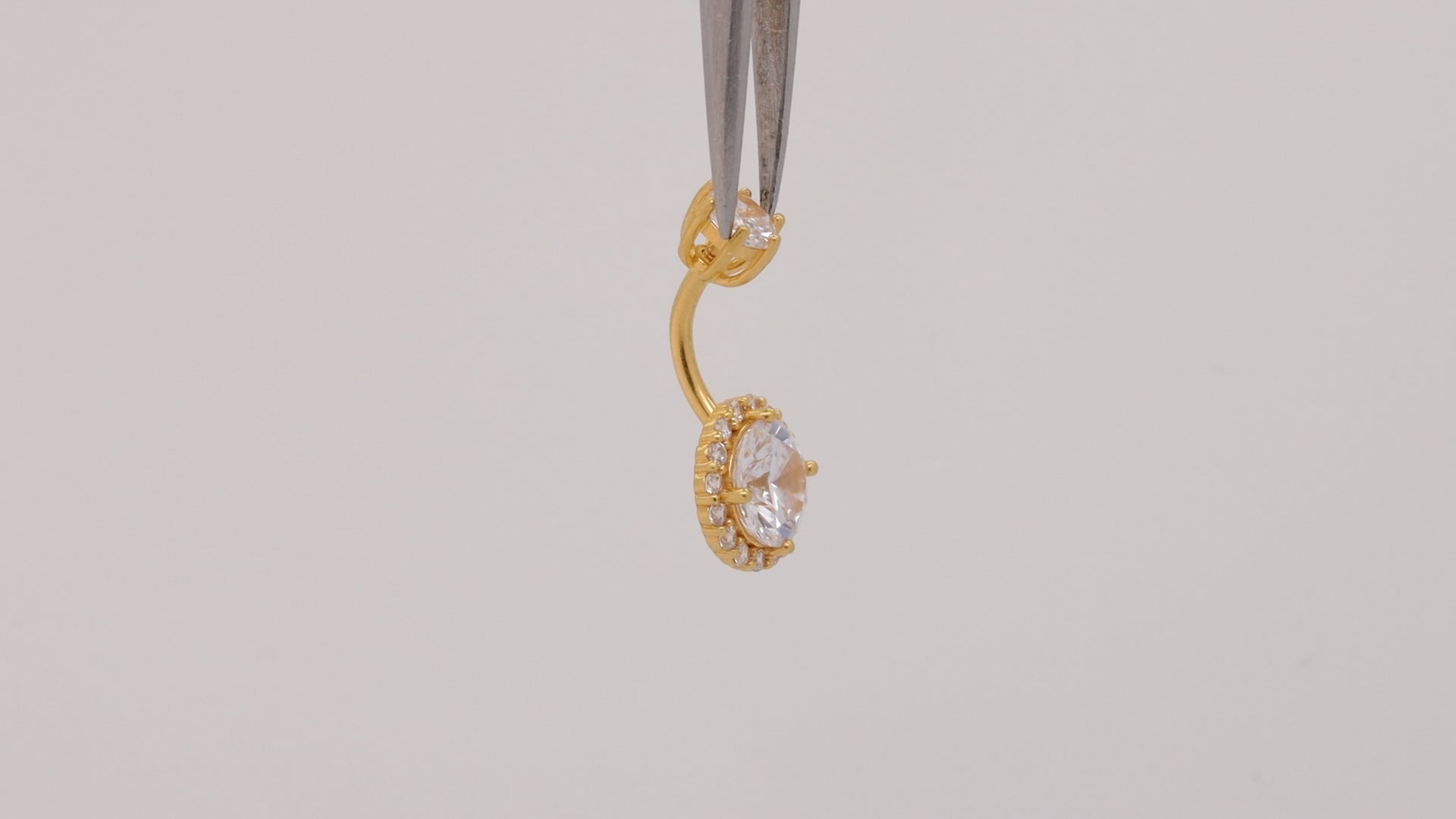 halo belly button ring