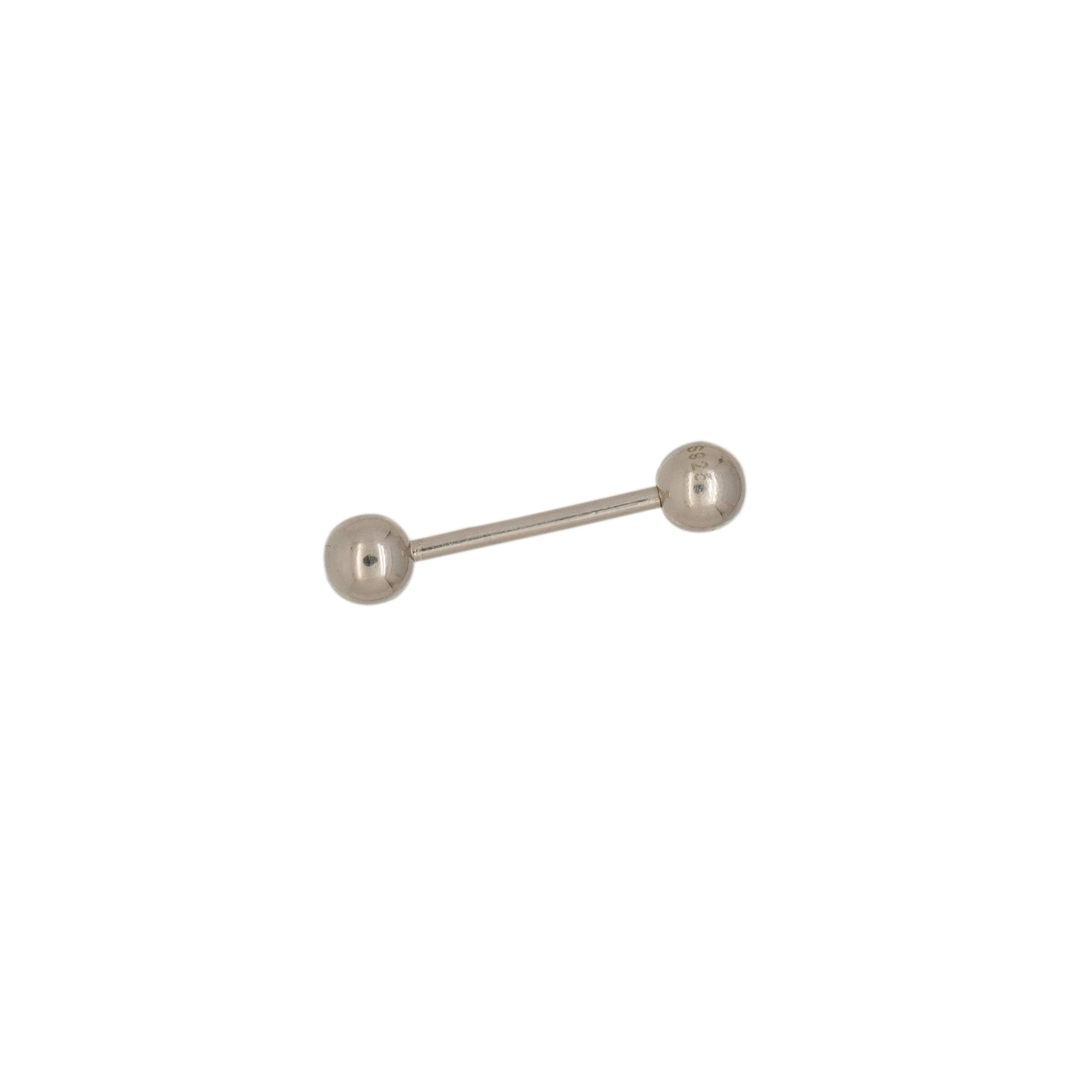 silver nipple barbell
