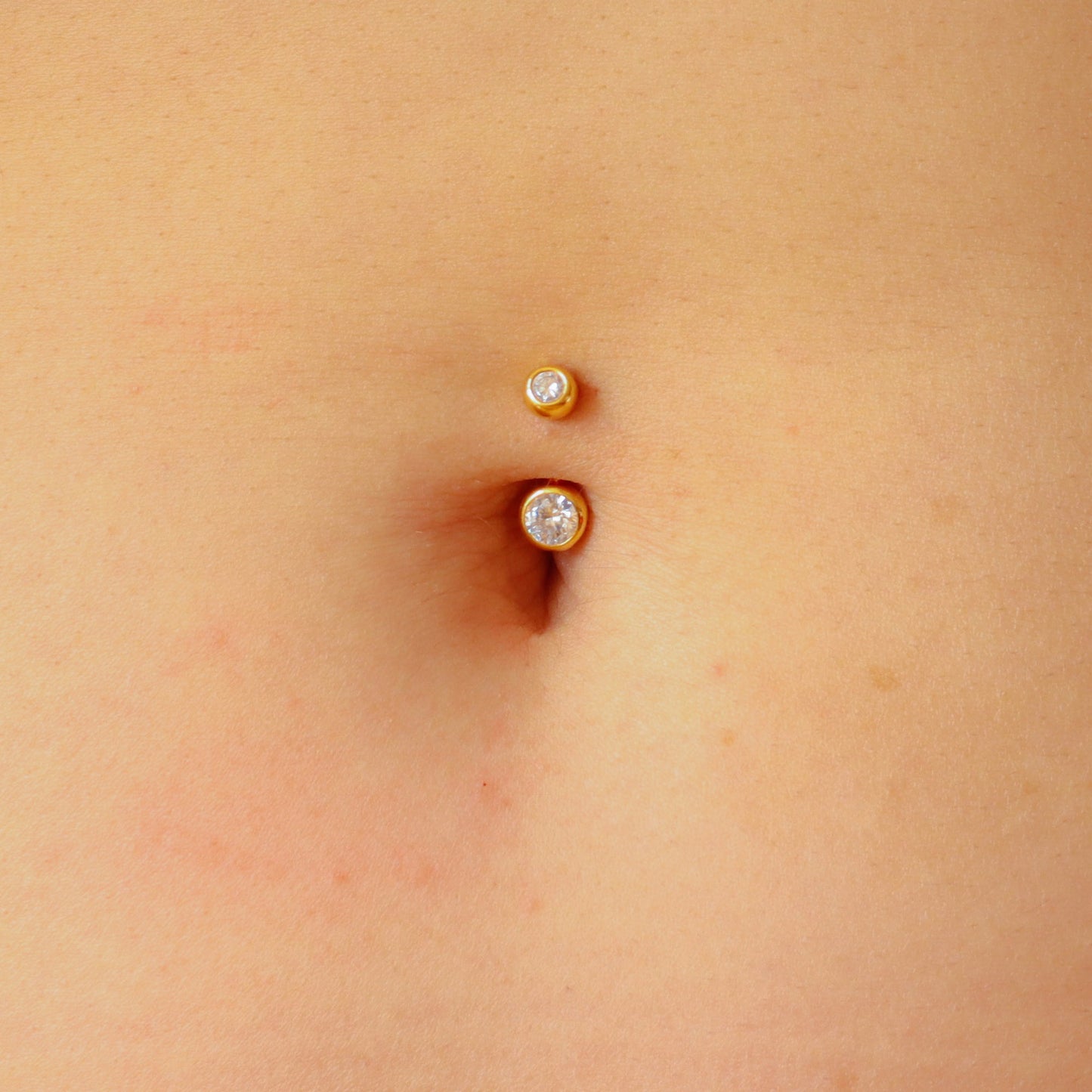 small navel piercing