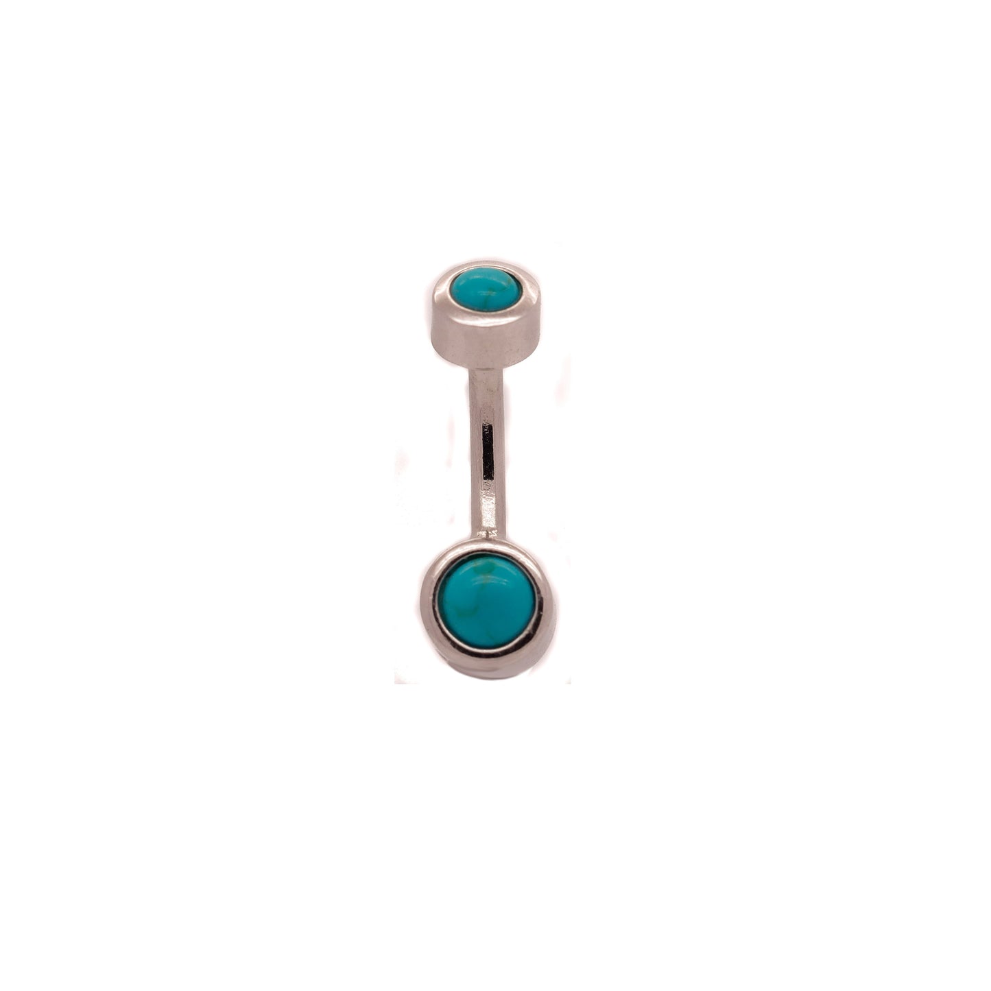 turquoise belly button ring
