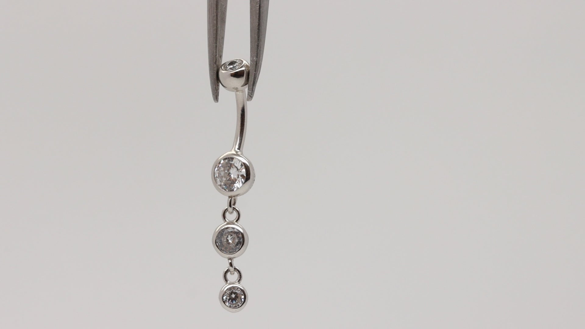 dangle belly button ring