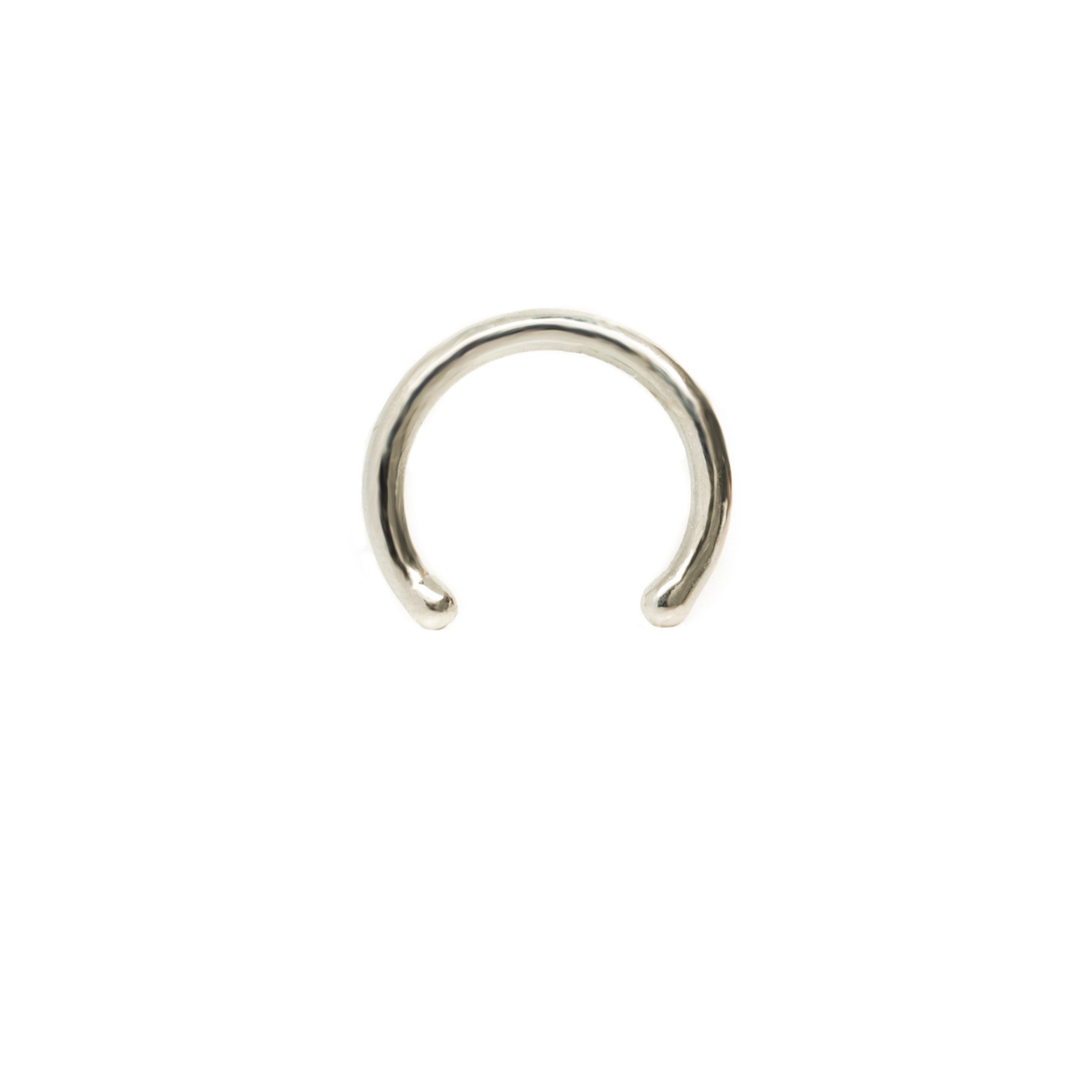 925 Fine Silver Fine Septum Ring Septum Nose Ring Non 