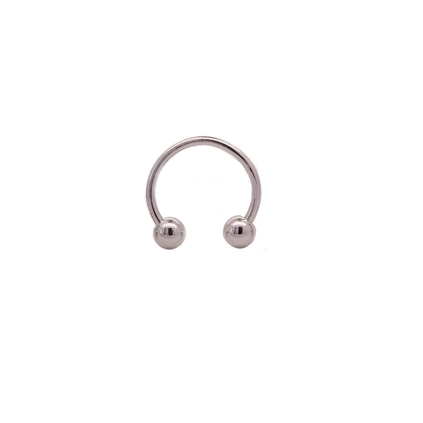 Solid 925 Silver | 19G Circular Barbell | Septum | Nose | Nipple | Cartilage | Tragus | Daith | Earlobe | Eyebrow | 6mm 8mm 10mm - Sturdy South