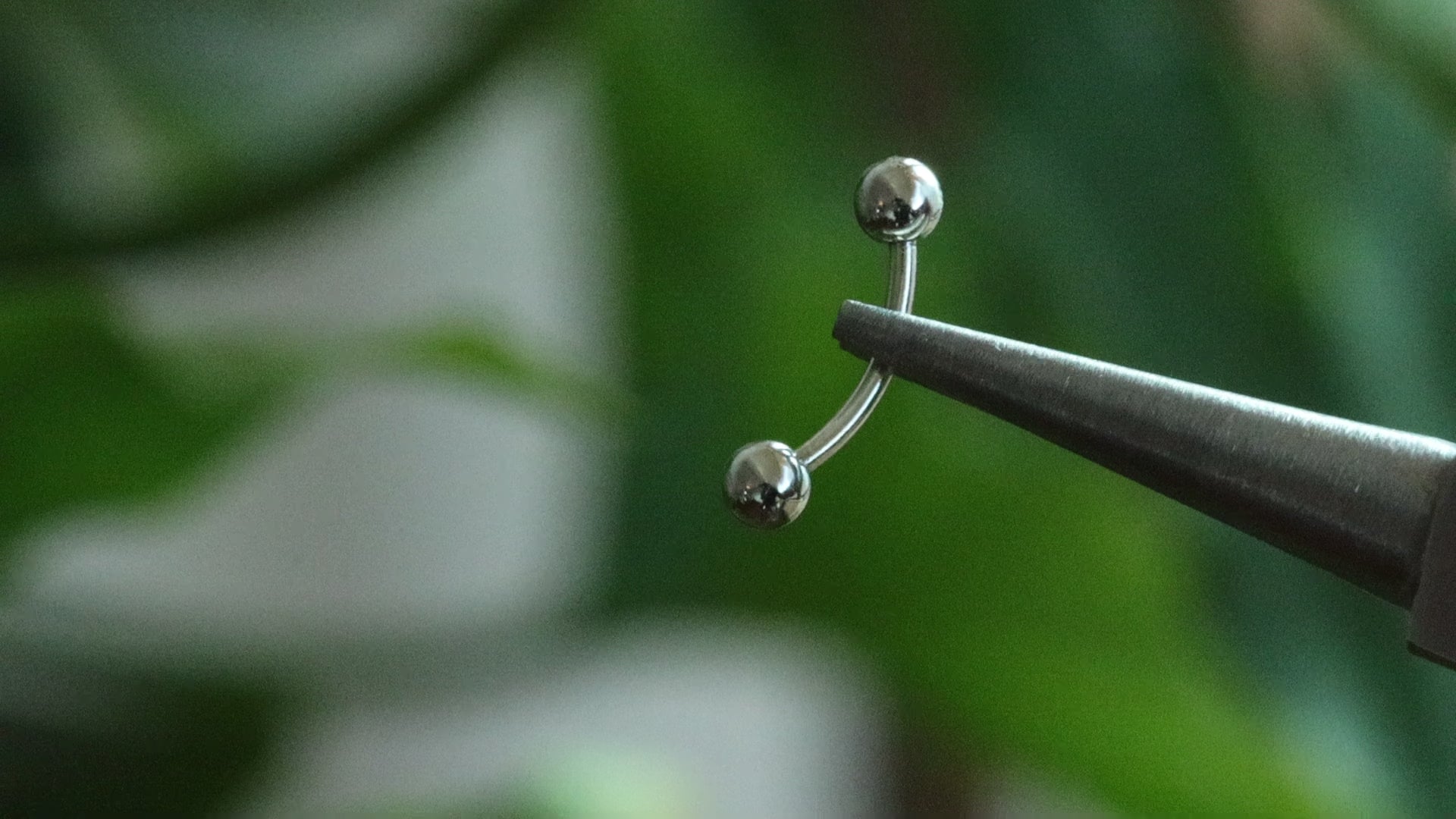 20g silver rook earring