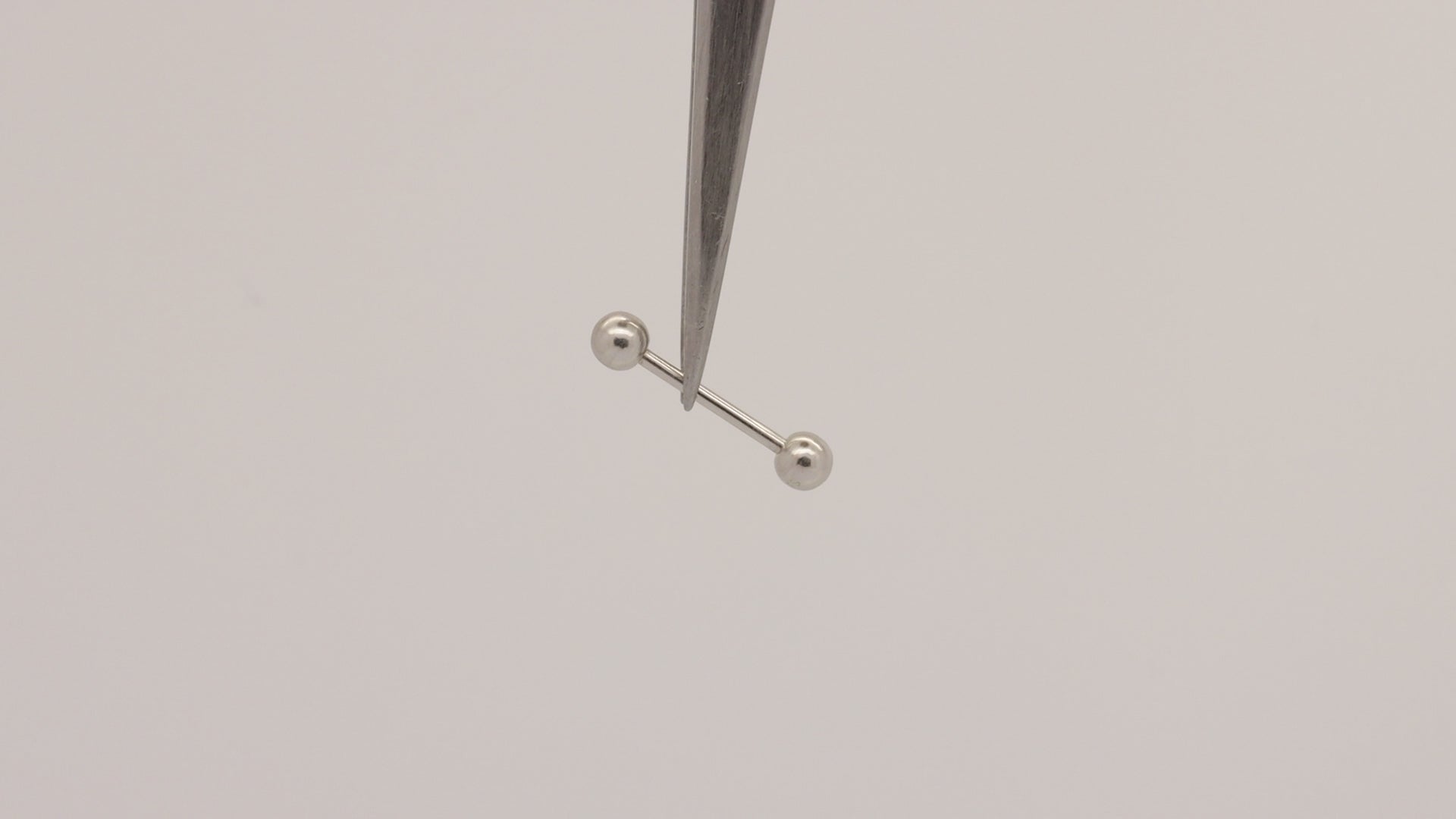 sterling silver 16g nipple piercing