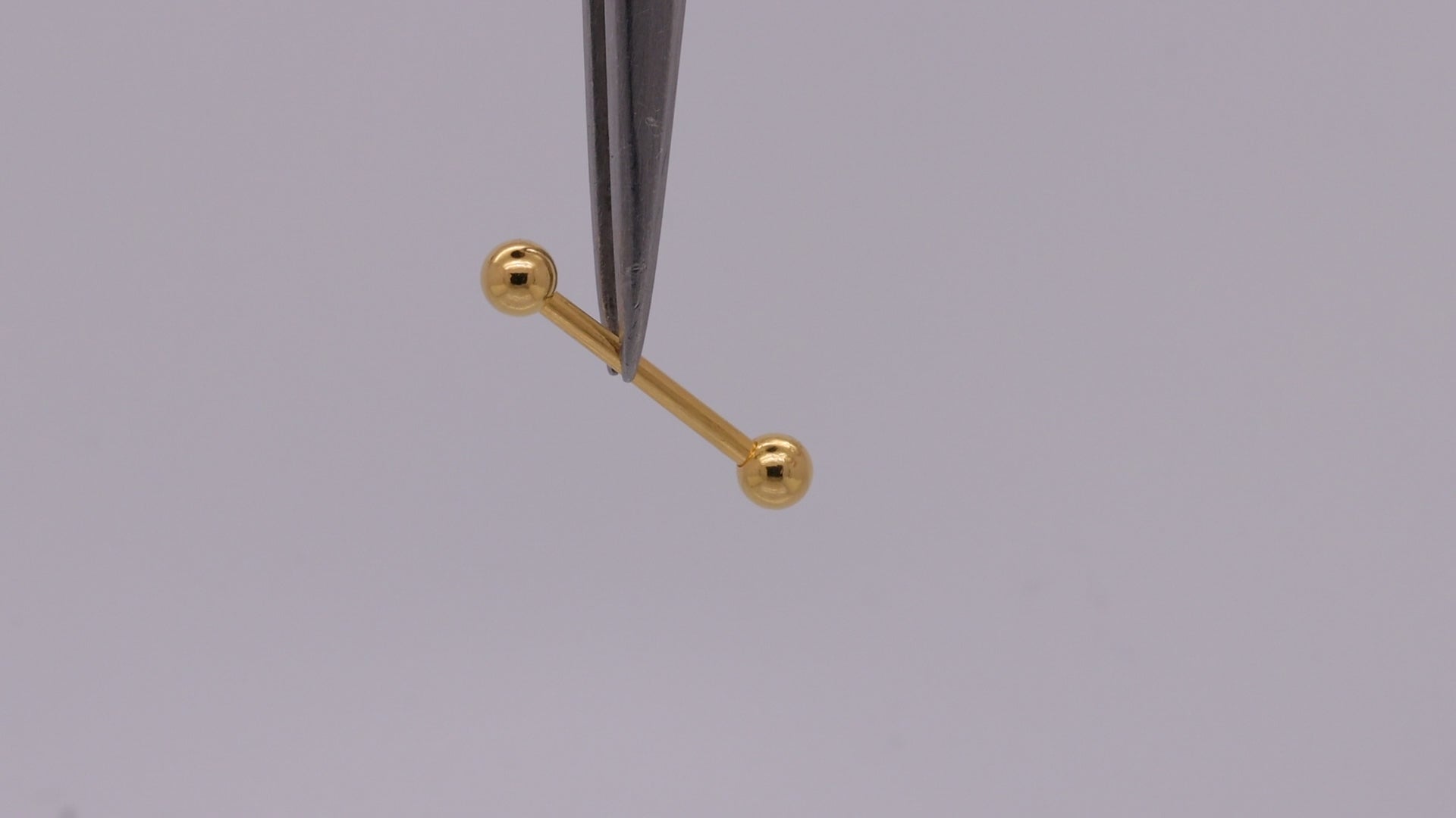 4mm ball straight barbell