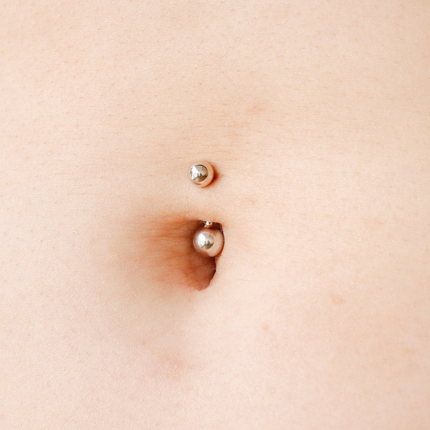 925 dainty belly button ring
