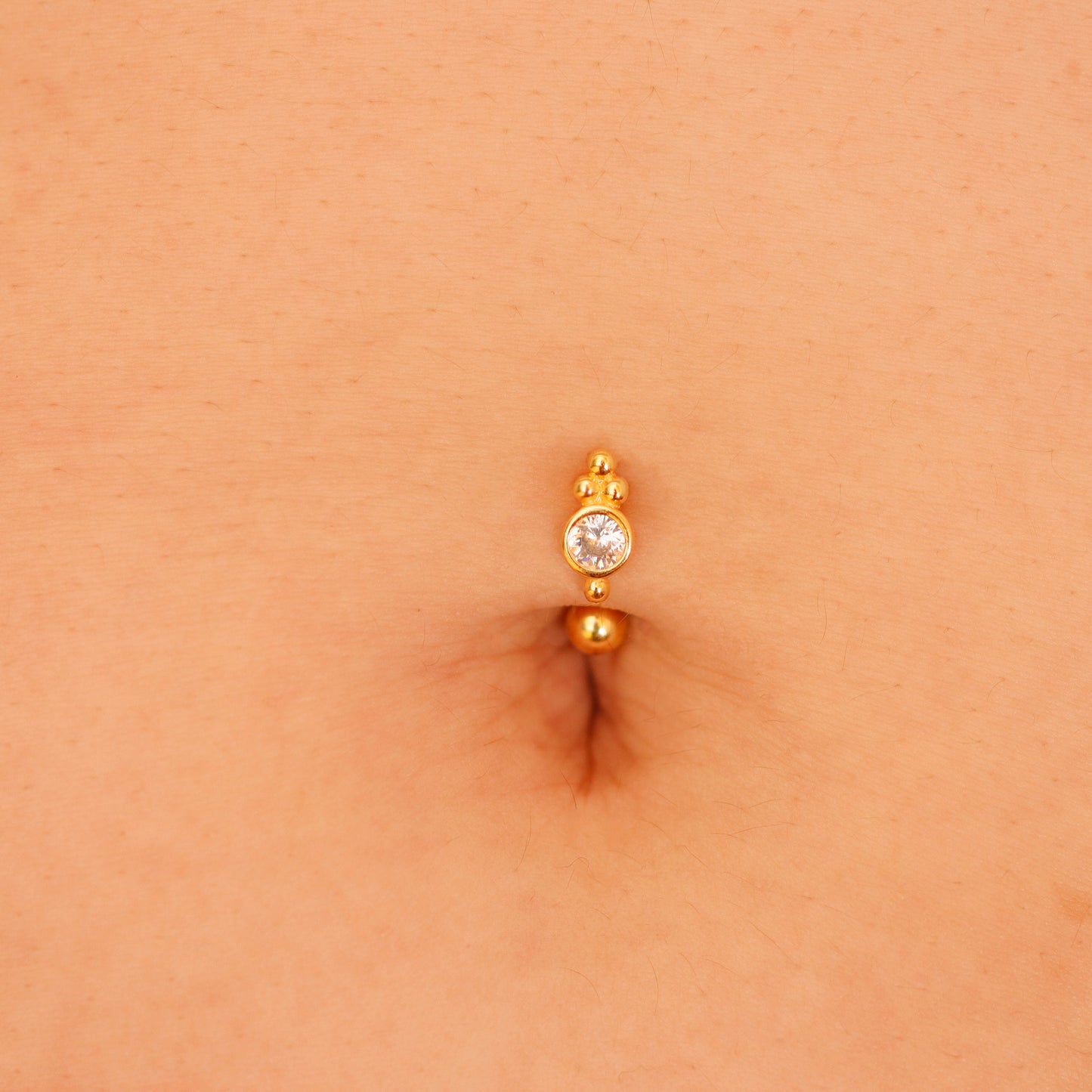 delicate belly ring