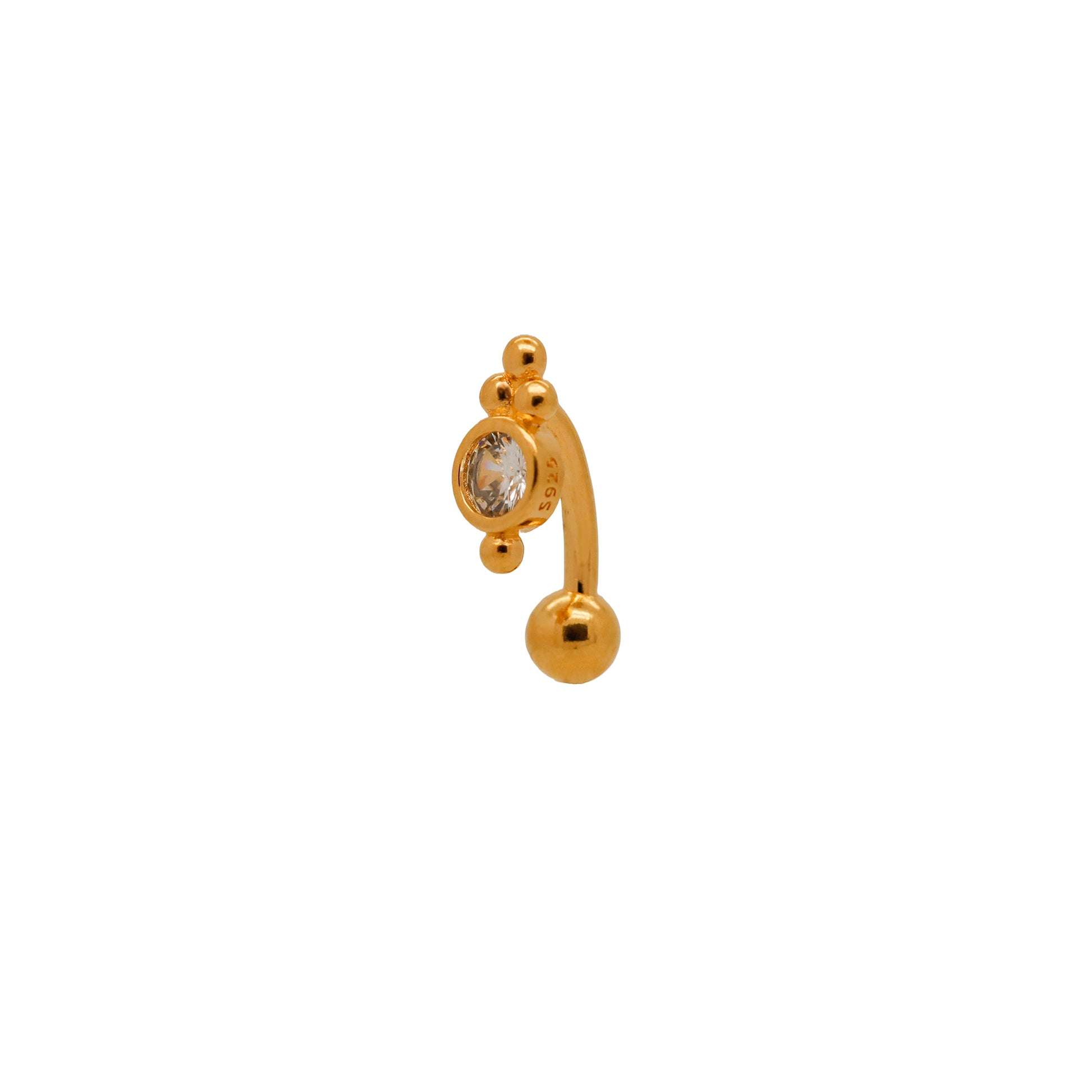 gold navel jewelry