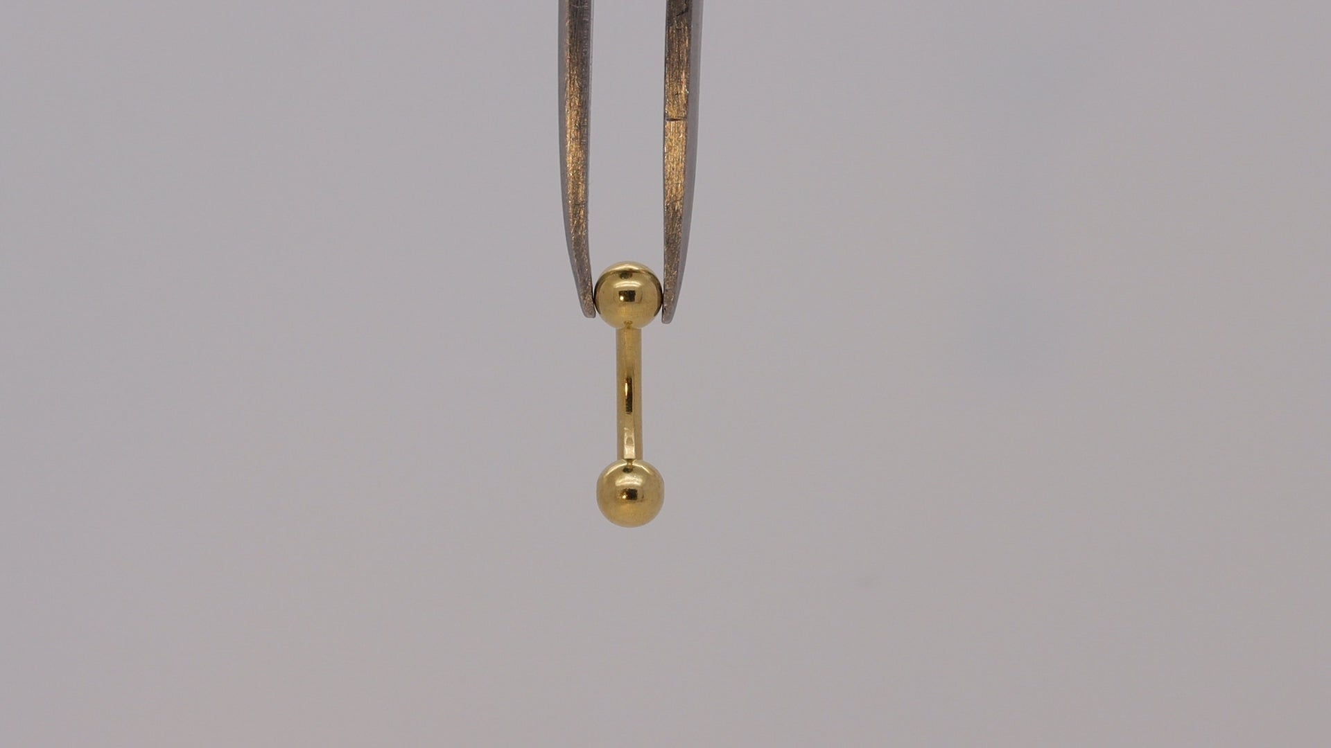 Gold Vermeil Dainty Belly Button Ring