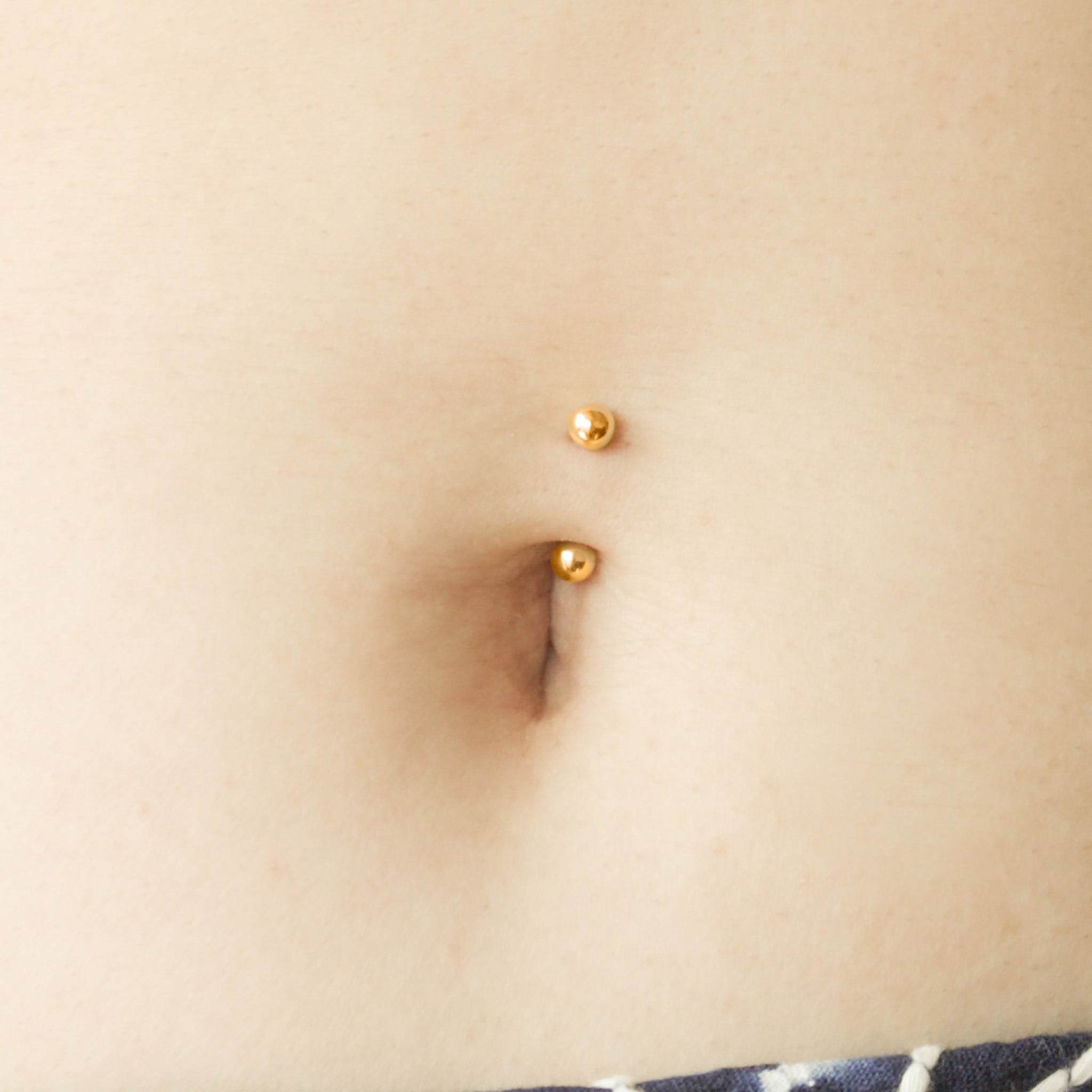 24k gold online belly ring