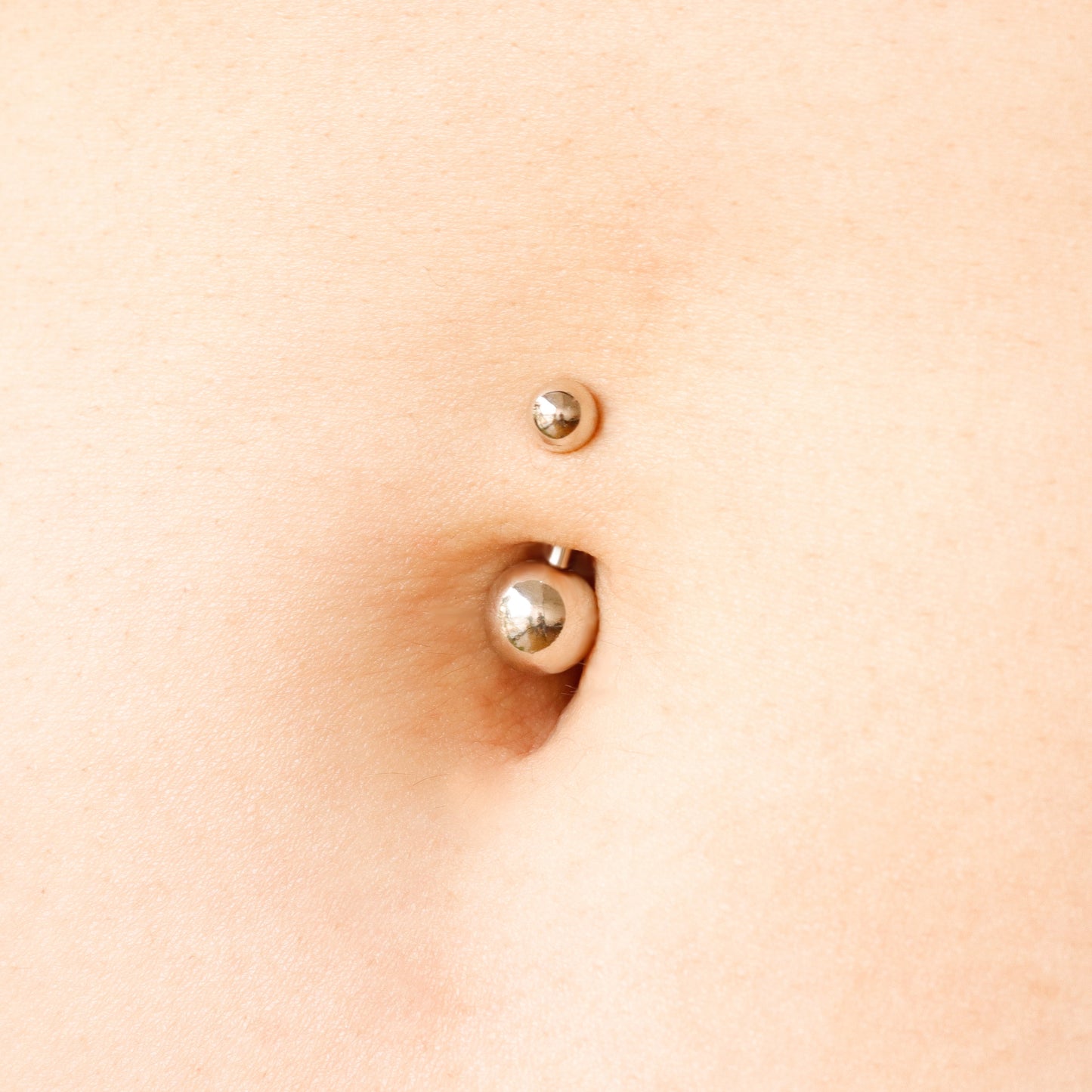 Solid 925 Silver | 16G/14G Classic Ball Combination Belly Ring | 6mm 1/4" 8mm 5/16" 10mm 3/8" - Sturdy South